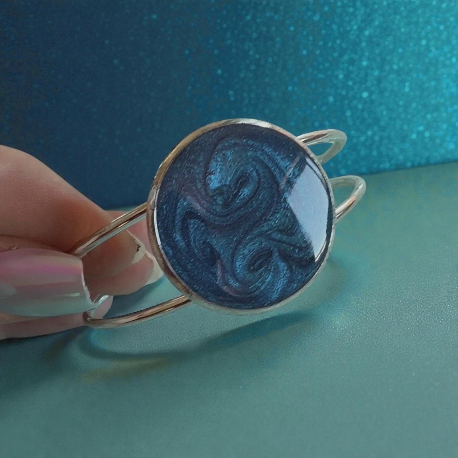 Blue Turtle Dangles with Bracelet