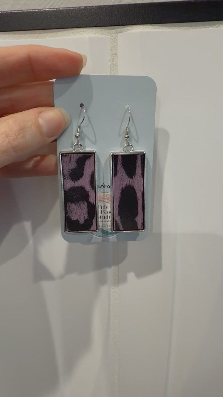 Animal Print Dangles